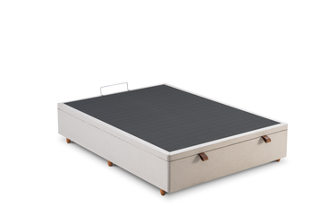 Base Box Baú Queen 158x198x36  Bege